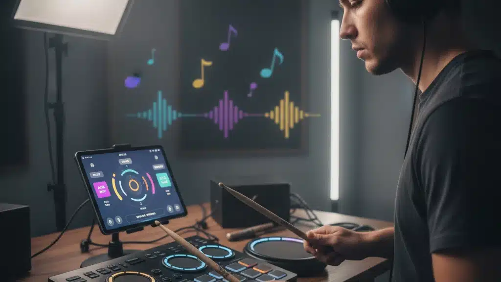 Apps de Bateria para Iniciantes: Ritmos, Técnicas e Aulas