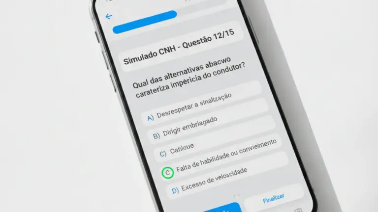 Apps de Simulado CNH: Download Grátis para Treinar Questões da Prova Teórica