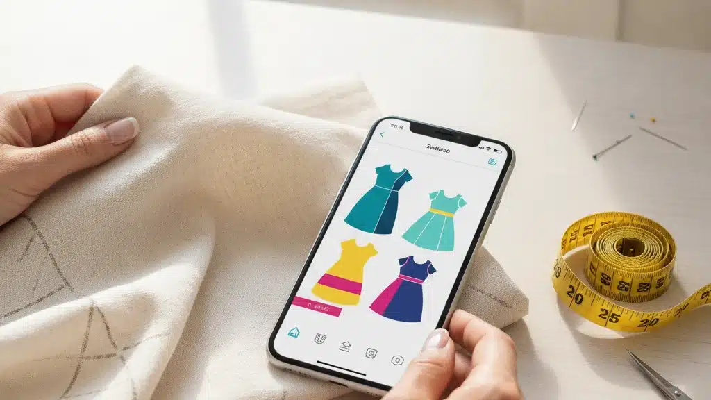 Download de Apps Gratuitos com Moldes de Costura para Iniciantes