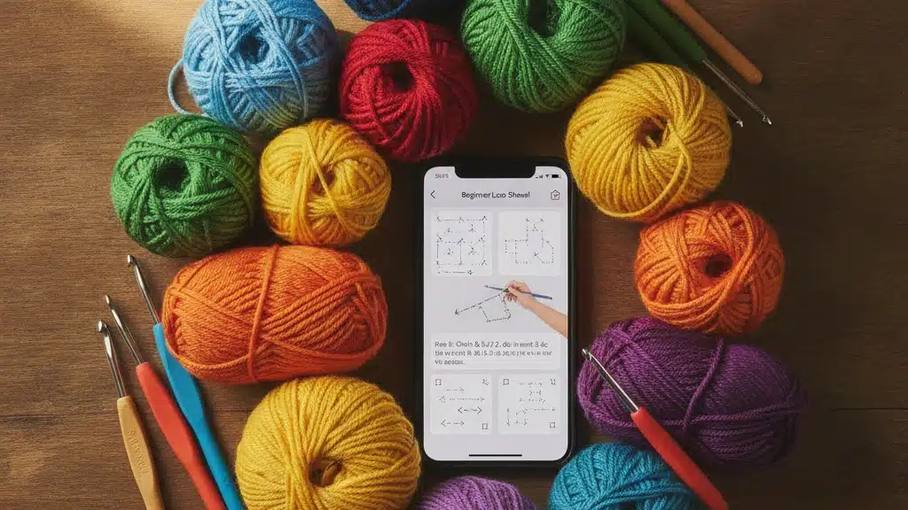Downloads Imprescindíveis: Apps de Crochê, Tricô e Artesanato para Iniciantes
