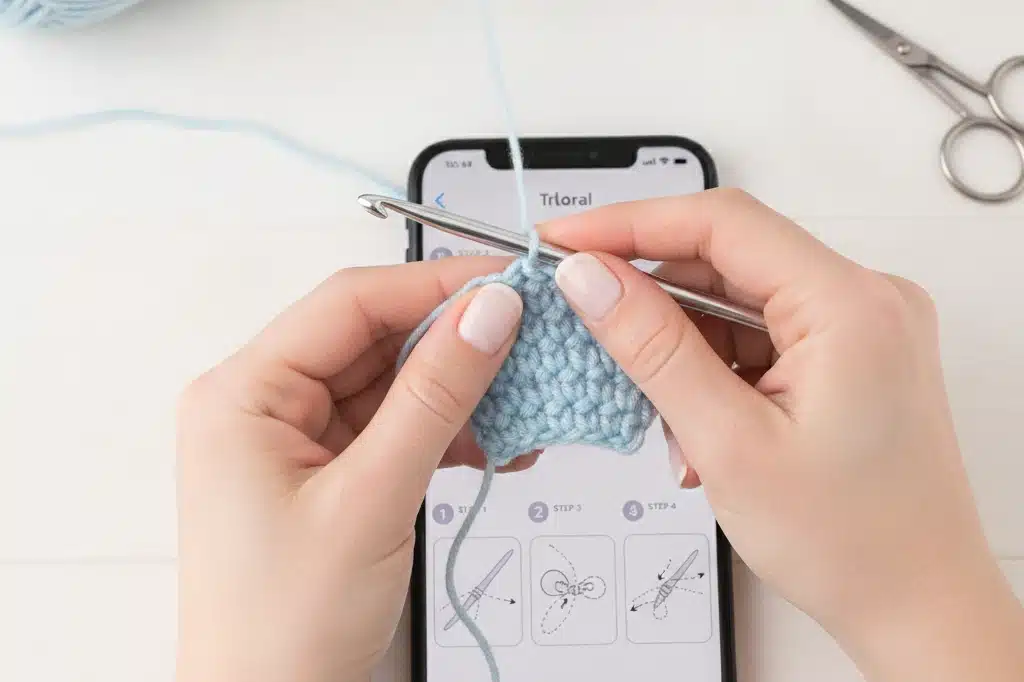 Melhores Apps Grátis para Aprender Crochê do Zero