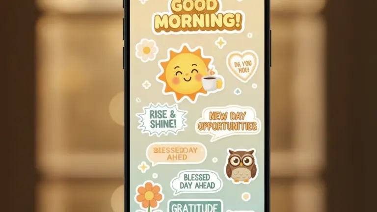Apps de Figurinhas e Recados de Bom Dia para Download