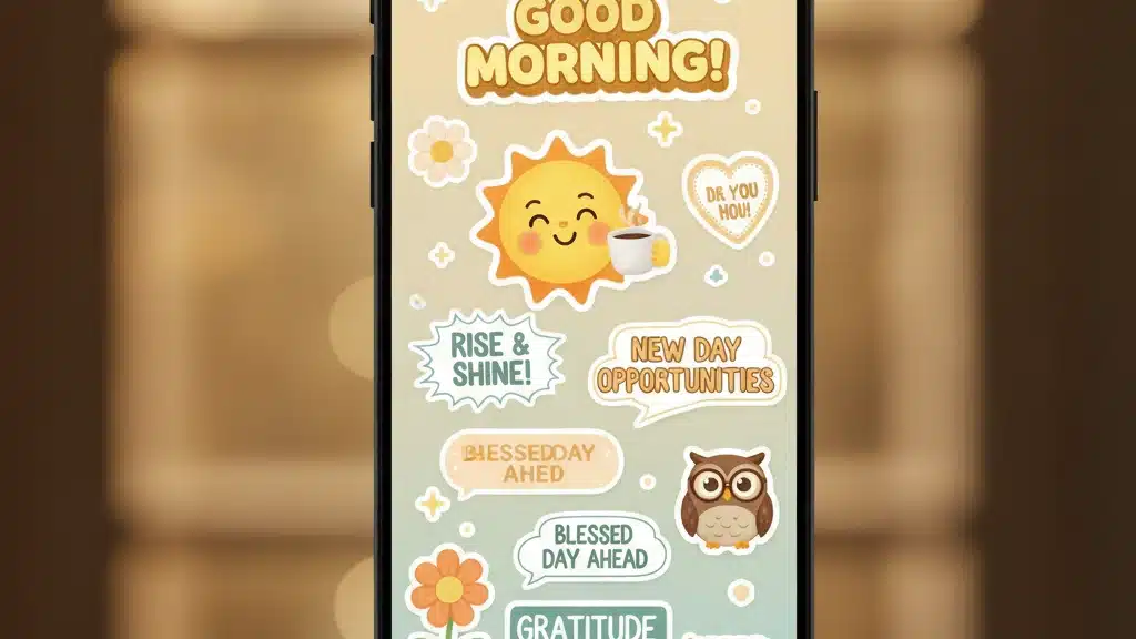 Apps de Figurinhas e Recados de Bom Dia para Download