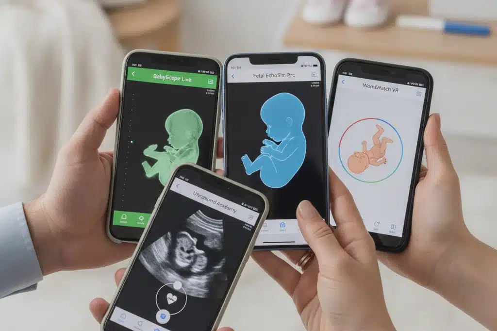 Apps Gratuitos para Ver o Rosto do Seu Bebê: Simuladores de Ultrassom no Celular
