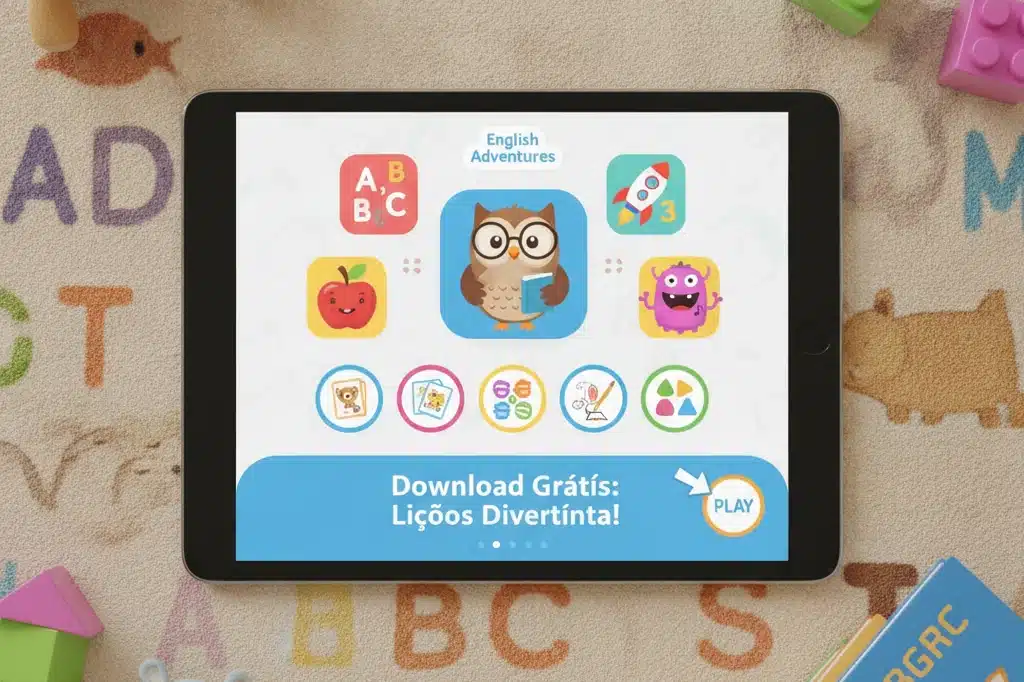 Apps para Ensinar Inglês Infantil: Download Grátis de Lições Divertidas