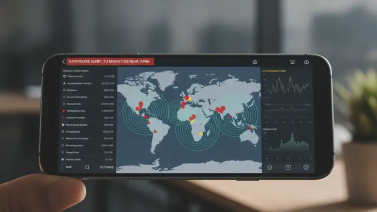 Baixe o App e Monitore os Terremotos Perto de Você