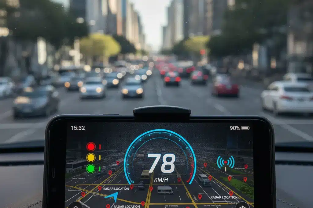 Detector de Radar e GPS para Monitorar Velocidade no Trânsito