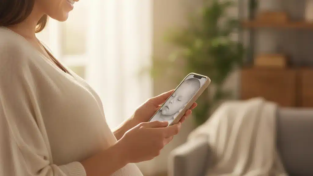 Veja o Rostinho do Seu Bebê no Celular