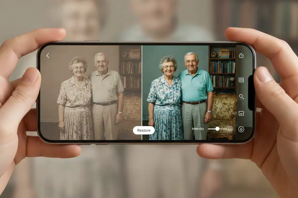 Os 5 Aplicativos Mais Eficientes para Recuperar Nitidez em Fotos dos Avós