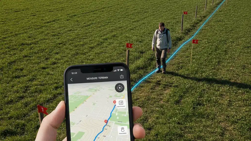 Meça a Área do Seu Terreno pelo GPS