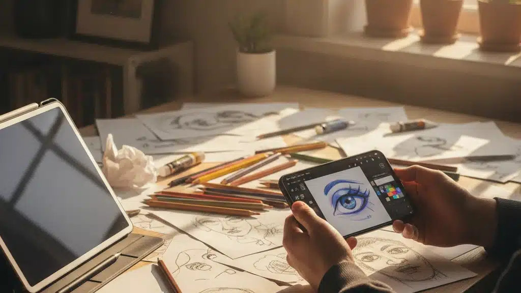 Os 7 Melhores Aplicativos de Aulas de Desenho para Iniciantes em 2024