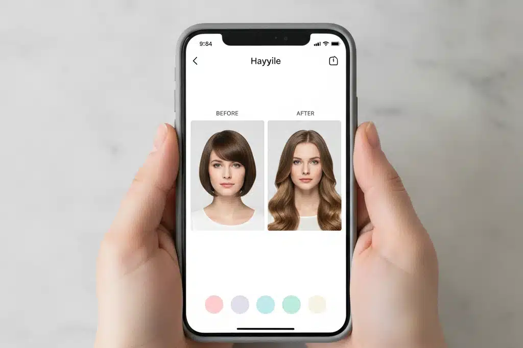 Testar Penteados e Cores de Cabelo com IA