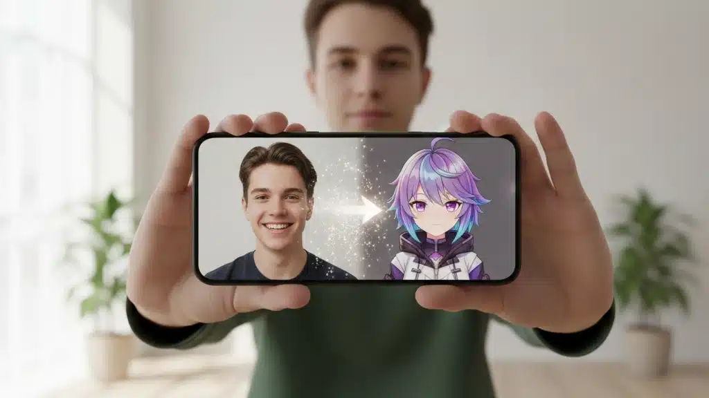 Transforme a Sua Foto em Avatar de Anime com IA