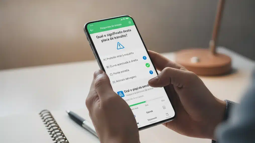 Simulado da CNH: Os Melhores Apps Gratuitos para Treinar Questões